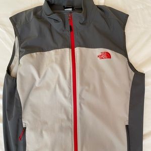 North face soft shell vest